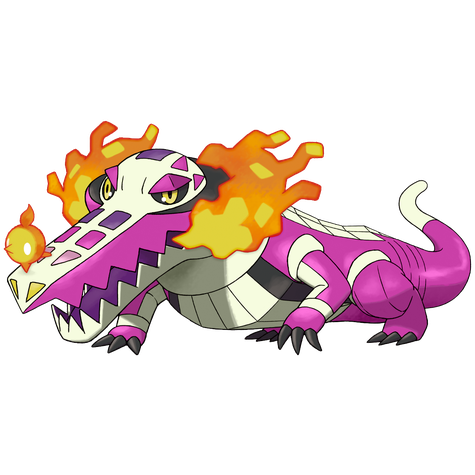 Skeledirge shiny artwork
