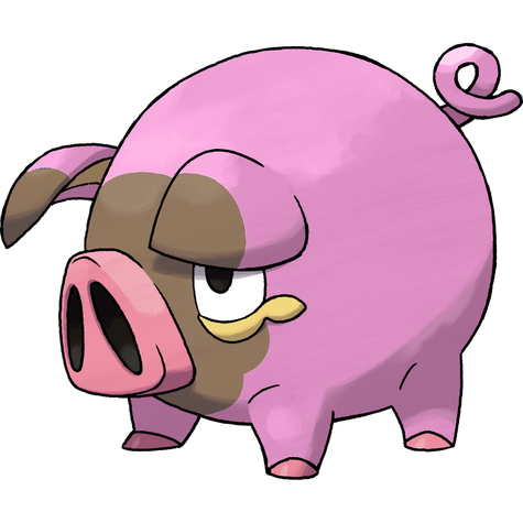 Lechonk shiny artwork