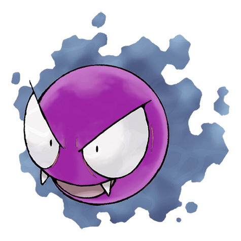 Gastly shiny artwork