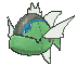 Blue-Striped Basculin front animated