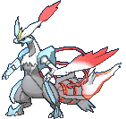 White Kyurem front animated