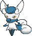 Female Meowstic front animated