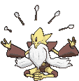 Mega Alakazam front animated