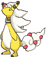 Mega Ampharos front animated