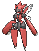 Mega Scizor front animated