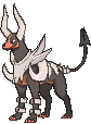 Mega Houndoom front animated