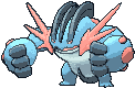Mega Swampert front animated