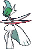 Mega Gallade front animated