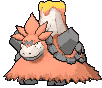 Mega Camerupt front animated