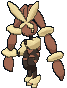 Mega Lopunny front animated