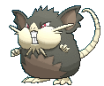 Totem Alolan Raticate front animated