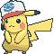 Unova Cap Pikachu front animated