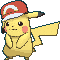 Kalos Cap Pikachu front animated