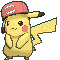 Alola Cap Pikachu front animated