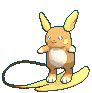 Alolan Raichu front animated