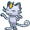 Alolan Meowth front animated