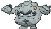 Alolan Graveler front animated