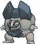 Alolan Golem front animated