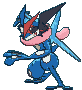 Battle Bond Greninja front animated