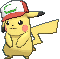 Partner Cap Pikachu front animated