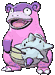 Galarian Slowbro front animated