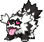 Galarian Zigzagoon front animated