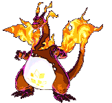 Gigantamax Charizard front animated
