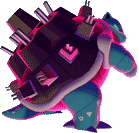 Gigantamax Blastoise front animated