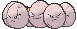 Exeggcute front animated