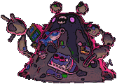 Gigantamax Garbodor front animated