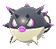 Hisuian Qwilfish front animated