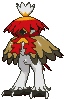 Hisuian Decidueye front animated