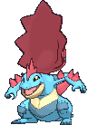 Mega Feraligatr front animated