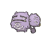 Weezing front animated