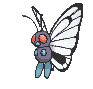 Butterfree front animated