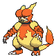 Magmar front animated