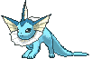 Vaporeon front animated