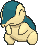 Cyndaquil front animated