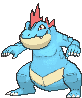 Feraligatr front animated