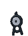 Unown A front animated