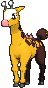Girafarig front animated