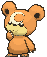 Teddiursa front animated