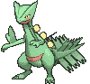 Sceptile front animated