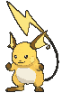 Raichu front animated