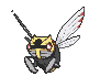 Ninjask front animated