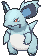 Nidorina front animated