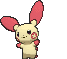 Plusle front animated