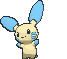 Minun front animated