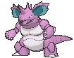 Nidoking front animated