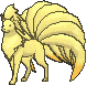 Ninetales front animated